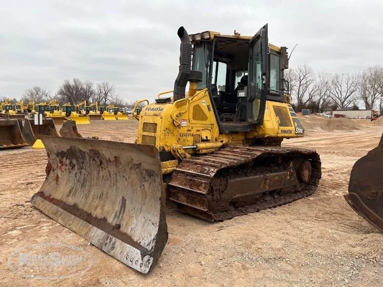 Front of Used Komatsu Bulldozer
